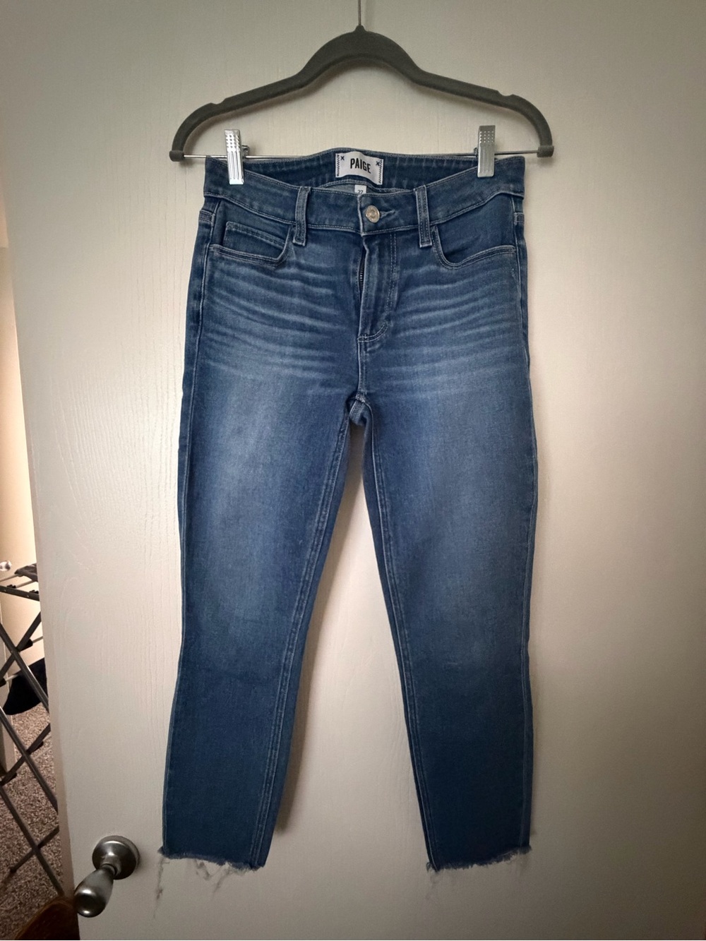 Paige Mid-Rise Jeans - Classic Blue